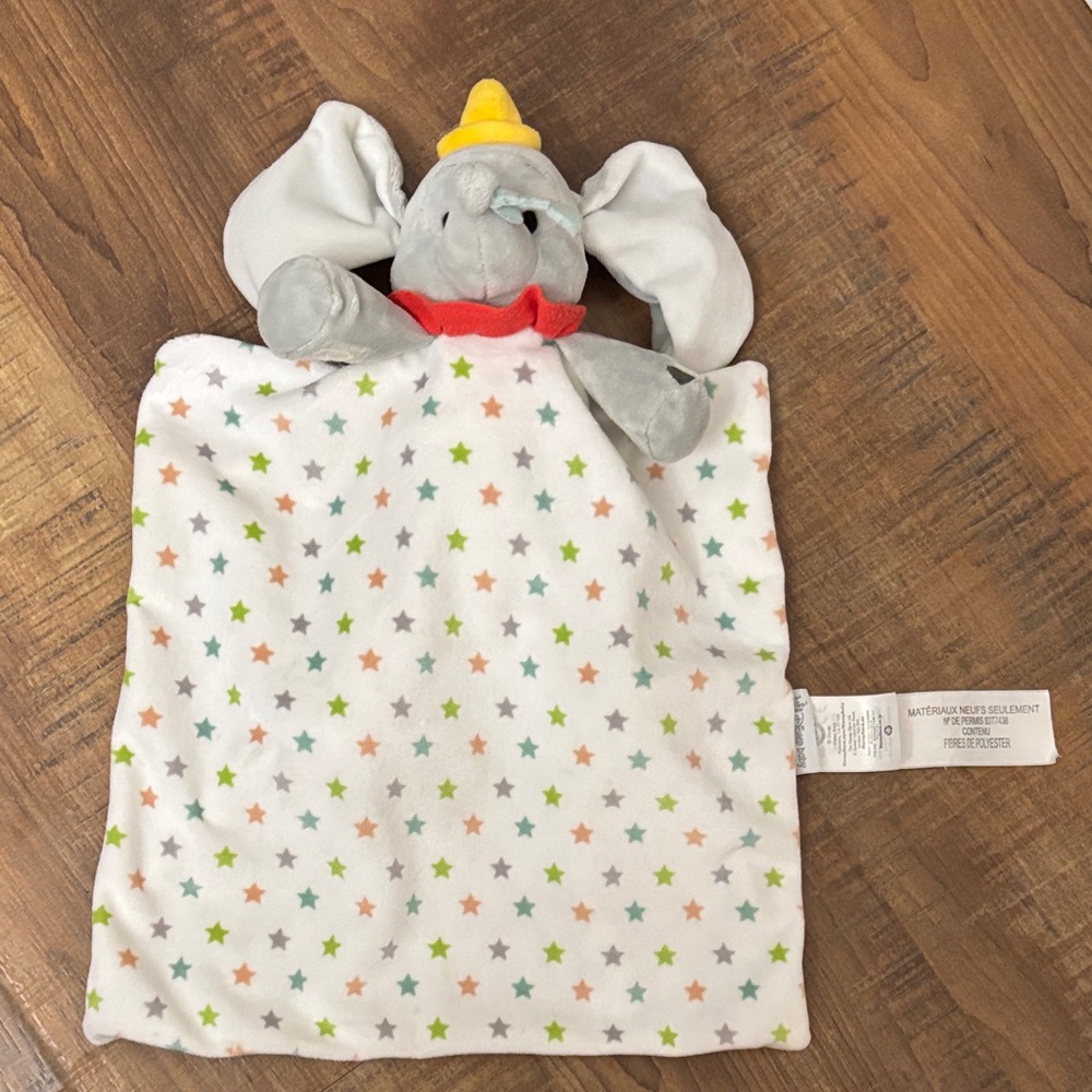 Disney Dumbo stars Elephant Baby Lovey with Star Blanket